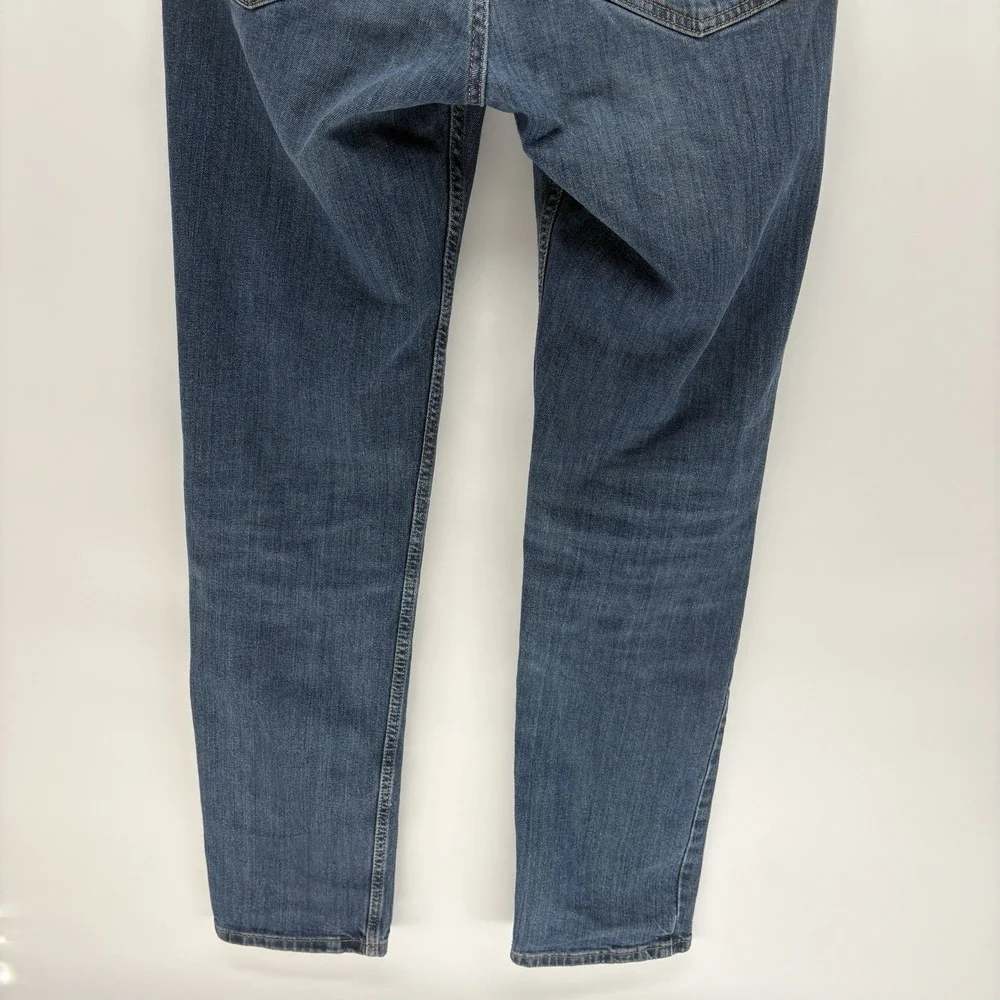 Levis Jeans Blue 511 Slim Straight Distressed Denim Stretch Men 31X32 (31X31.5)